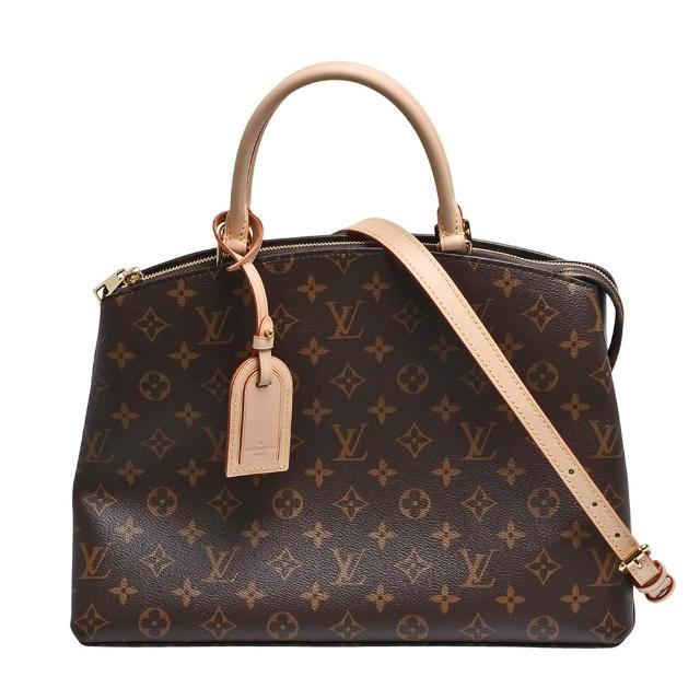 【Louis Vuitton 路易威登】M45898經典GRAND PALAIS Monogram帆布手提/斜背包