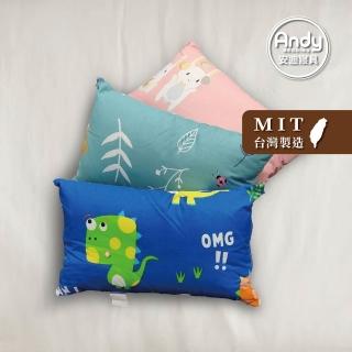 【Andy Bedding 安迪寢具】小童枕(枕頭 車用靠枕 小抱枕 柔軟蓬鬆 拉鍊枕套 臺灣製)