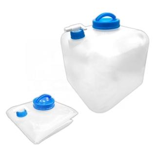 【E7SHOP】臺灣製 戶外寬口折疊水桶 20公升(寬口水桶 易清潔 儲水桶 蓄水桶 避難包 防災 摺疊水箱)
