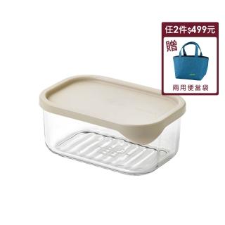 【Glasslock】強化玻璃冰箱收納可冷凍微波保鮮盒750ml