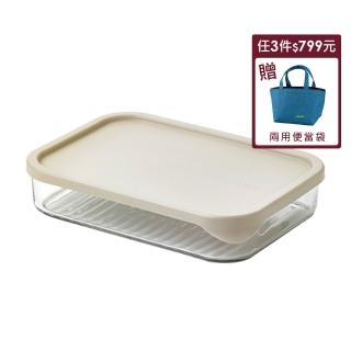 【Glasslock】強化玻璃冰箱收納可冷凍微波保鮮盒1200ml