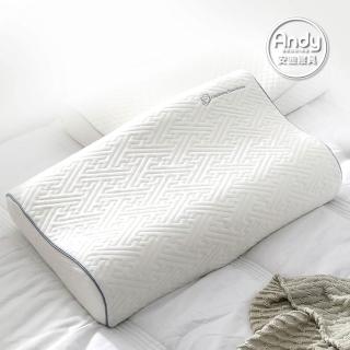 【Andy Bedding 安迪寢具】太空慢回彈零壓記憶枕 高枕型(宿舍學生 人體工學 釋壓護頸 枕頭 支撐不變形)