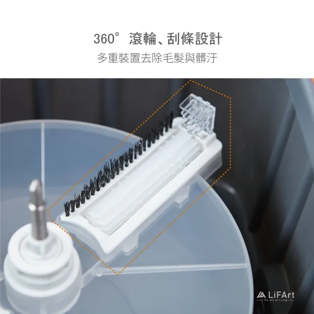 【LiFArt】淨污水分離式省水拖把組(1桶1拖5布/旋轉拖把)