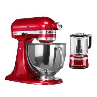 【KitchenAid】4.8公升/5Q桌上型攪拌機熱情紅(打蛋機 / 揉麵機 / 廚師機 / 麵團機 / 和麵機)