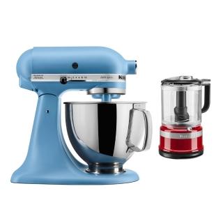 【KitchenAid】4.8公升/5Q桌上型攪拌機-絲絨藍(打蛋機 / 揉麵機 / 廚師機 / 麵團機 / 和麵機)
