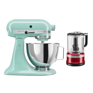 【KitchenAid】4.8公升/5Q桌上型攪拌機湖水藍(打蛋機 / 揉麵機 / 廚師機 / 麵團機 / 和麵機)