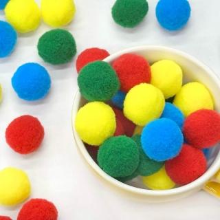 【SEASON 四季紙品禮品】彈力毛球25mm(手作 DIY195-06~09)