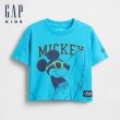 【GAP】男幼童裝 Gap x Disney迪士尼聯名 Logo純棉刺繡/印花圓領短袖T恤/Polo衫-多款任選(744760&742993)