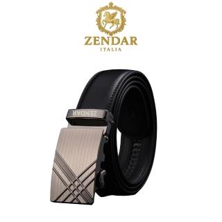 【ZENDAR】臺灣總代理 頂級小牛皮皮革男用皮帶 6801M(送禮盒提袋 交換禮物/現貨)