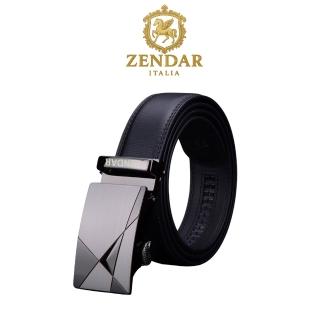 【ZENDAR】臺灣總代理 限量2折 頂級小牛皮皮革自動扣頭男用皮帶 6804M 全新專櫃展示品(送禮盒提袋)