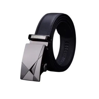 【ZENDAR】限量2折 頂級小牛皮皮革自動扣頭男用皮帶 6804M 全新專櫃展示品(送禮盒提袋)