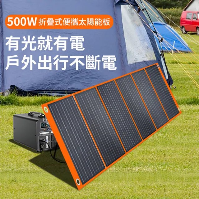 【Felsted】太陽能板 折疊太陽能充電板 400W單晶太陽能發電板(戶外移動光伏板/快充應急充電板/發電設備)