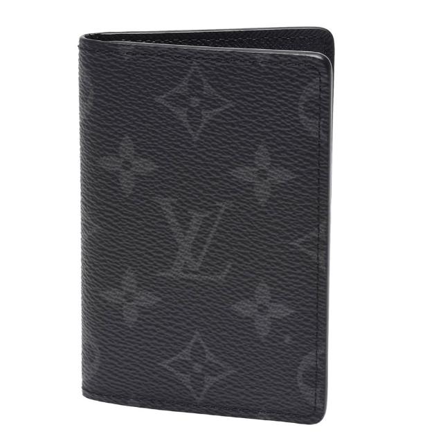 LV LOUIS VUITTON路易威登 M61696 Monogram Macassar 帆布多功能折疊名片夾
