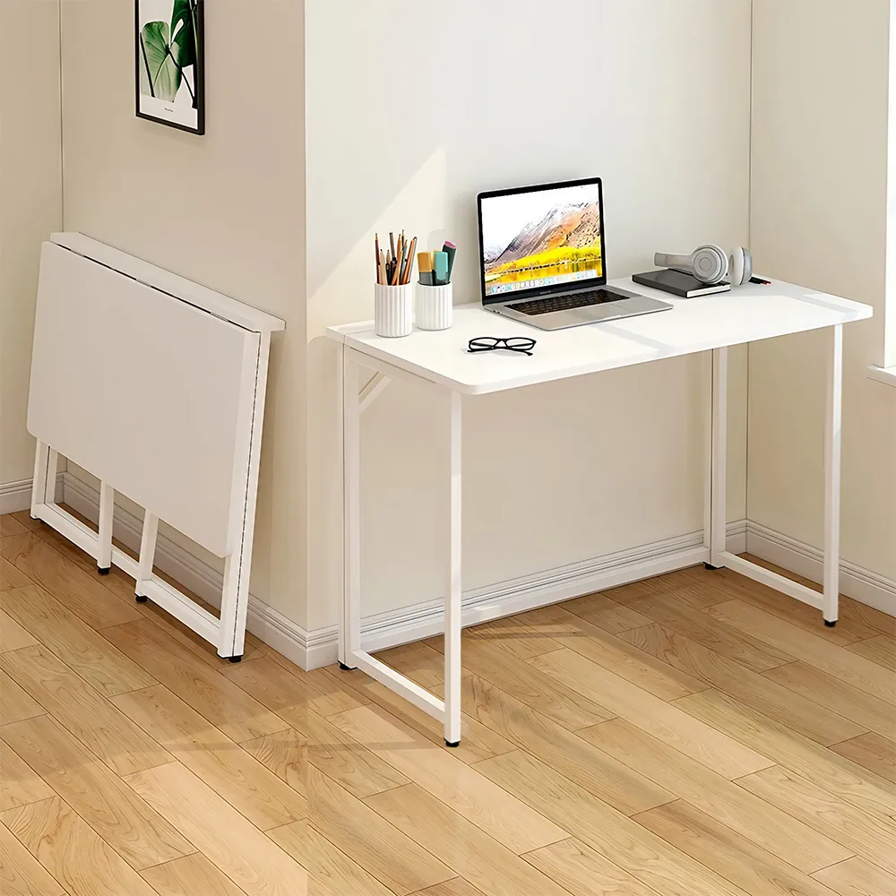 【Ashley House】免安裝秒收摺疊桌3秒快展書桌(露營桌/餐桌/書桌/電腦桌/拜拜桌/機能桌/摺疊邊桌/工作桌)