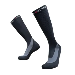 【Vital Salveo 紗比優】運動腿套/壓力襪(足弓支撐/機能壓縮長襪/遠紅外線竹炭除臭/媽祖繞境推薦-台灣製造)