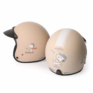 【Norns】史努比&蠟筆小新 安全帽(Snoopy 蠟筆小新 3/4半罩安全帽 機車造型騎士帽 台灣製造)