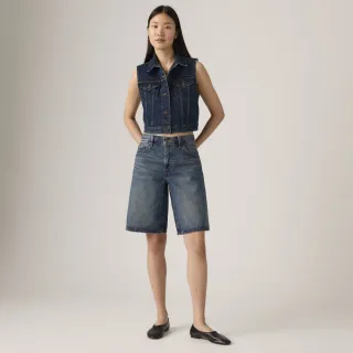【LEVIS】BAGGY DAD 寬鬆牛仔短褲 女生牛仔褲 人氣新品 000MJ-0008