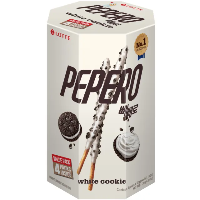 【Lotte 樂天】PEPERO白巧克力口味餅乾棒分享盒