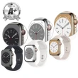 【Apple】不鏽鋼A+級福利品 Apple Watch S8 GPS版 45mm(不鏽鋼金屬錶殼搭配運動型錶帶)