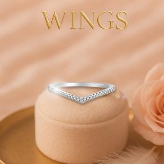 【WINGS】戒指 小時光 細緻小鑽鑲嵌 日系質感擬真鑽戒(送禮 尾戒 防小人 禮盒 線戒 輕奢 質感 線戒)