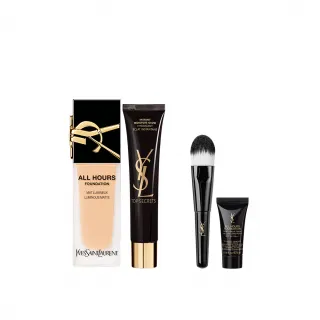 【YSL】官方直營 名模肌密保濕底妝組(午夜粉底25ml+水凝露40ml)