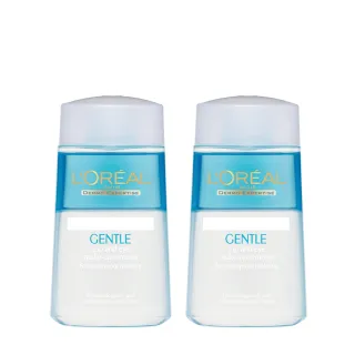 【LOREAL Paris 巴黎萊雅】溫和眼唇卸妝液125ml 2入組