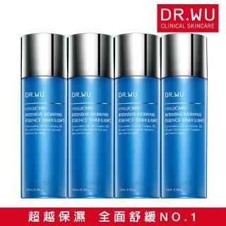 【DR.WU 達爾膚】玻尿酸保濕精華化妝水150ML(清爽型 4入組)