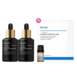 【DR.WU 達爾膚】超逆齡肌因再生精華30ML(*2入組 添加外泌體 抗老再升級！)
