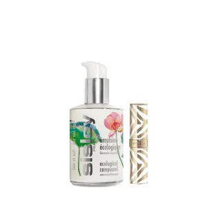 【Sisley 希思黎】全能乳液+水潤光唇膏 花漾粉蓮限量雙入組