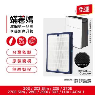 【蟎著媽】高效複合式濾網(適用 Blueair 203 slim 205 270e slim 280i 290i 303 空氣清淨機)