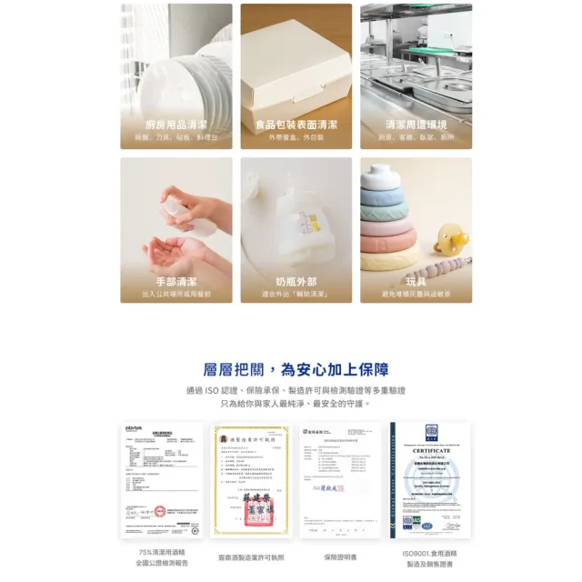【宸鼎】75%食器清潔用酒精 6桶(4000ml/桶 食用酒精等級 防疫清潔)