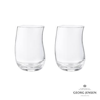 【Georg Jensen 官方旗艦店】COBRA 玻璃杯二件組 中(玻璃)