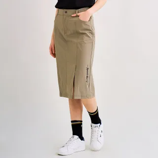 【LE COQ SPORTIF 公雞】抗UV/防潑水平織休閒長裙 女款-2色-LWV82352