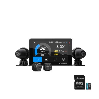 【AKEEYO】XR-2智慧型機車行車記錄器 附64G記憶卡+胎外胎壓(carplay+內建測速+停車監控+性能測試)