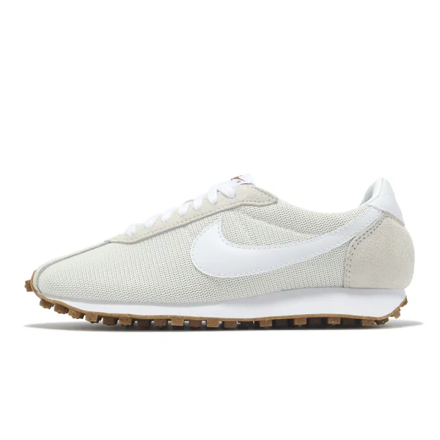 【NIKE 耐吉】休閒鞋 Wmns LD-1000 女鞋 米白 白 麂皮 復古 膠底(HF3227-101)