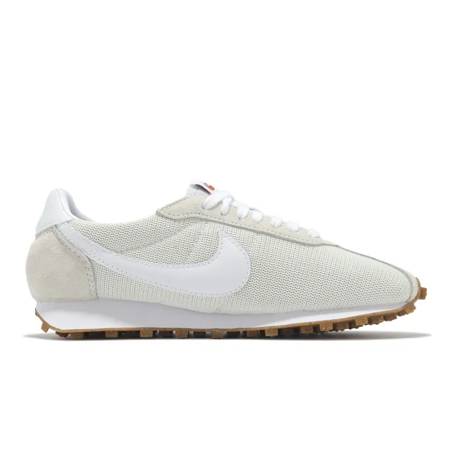 【NIKE 耐吉】休閒鞋 Wmns LD-1000 女鞋 米白 白 麂皮 復古 膠底(HF3227-101)