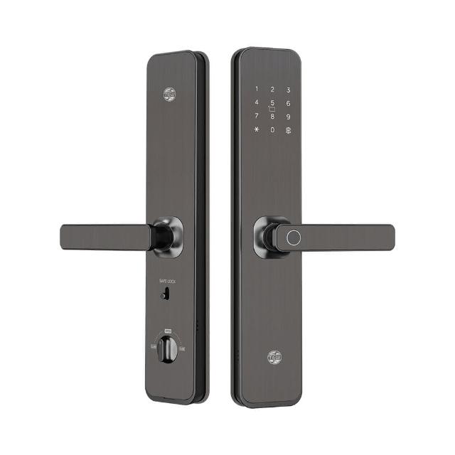 【TEW 台熱牌】H1 智能5合1把手式電子鎖/門鎖(指紋│密碼│卡片│鑰匙│APP遠端開門/含基本安裝)