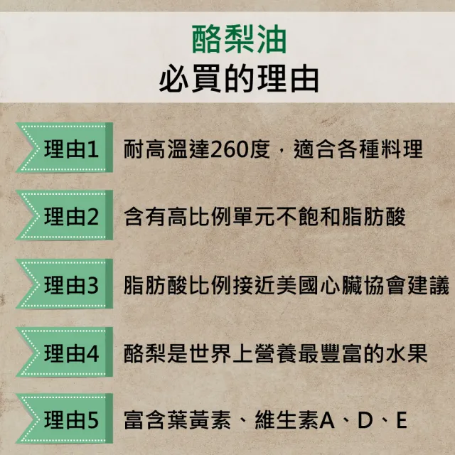 【Vita】美國原裝進口酪梨油 1000ml(適合各式料理方式)