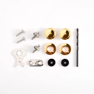 【Loxx】德製民謠／古典吉他安全背帶釦 鍍金 LOXX-Ａ-GOLD(原廠公司貨 商品保固有保障)