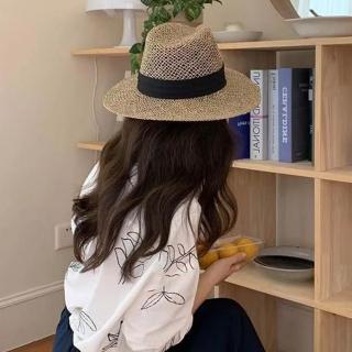 【LEEHER】旅行帽/女生帽子/鏤空草帽/巴拿馬草帽/度假帽子/草編禮帽/出遊/海邊可戴/草帽/