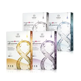 【MIRAE 未來美】EX8分鐘極速面膜 4盒特惠組(補水/淨白/舒緩/修護)