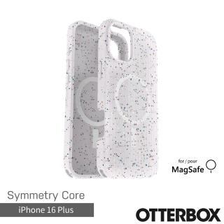 【OtterBox】iPhone 16 Plus 6.7吋 Symmetry Core 炫彩幾何保護殼-星塵白(支援MagSafe)