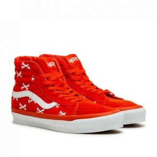 【VANS】Wtaps x Vans Sk8-Hi Bones Orange 高筒 橘骨頭白 聯名款 休閒鞋 男鞋 VN0A4BVB20Q