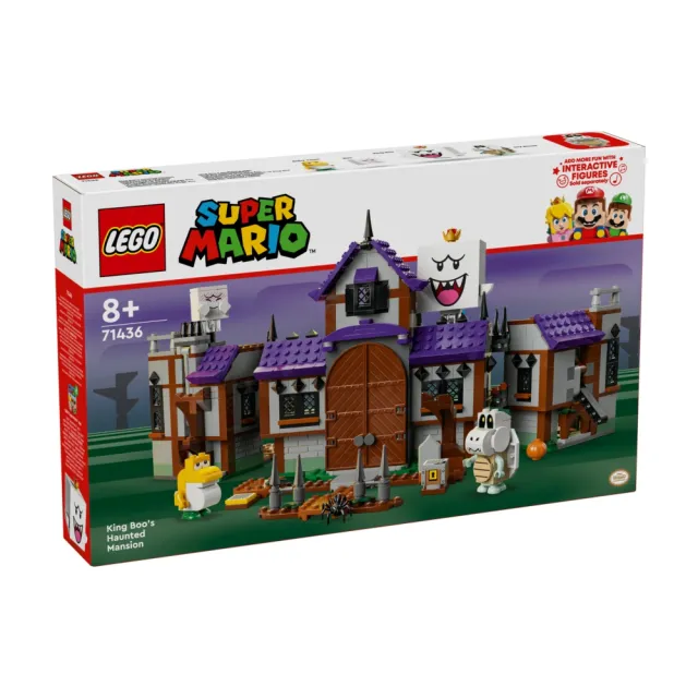【LEGO 樂高】超級瑪利歐系列 71436 害羞幽靈王的鬼屋(互動式遊戲 任天堂 碎碎龜 禮物)