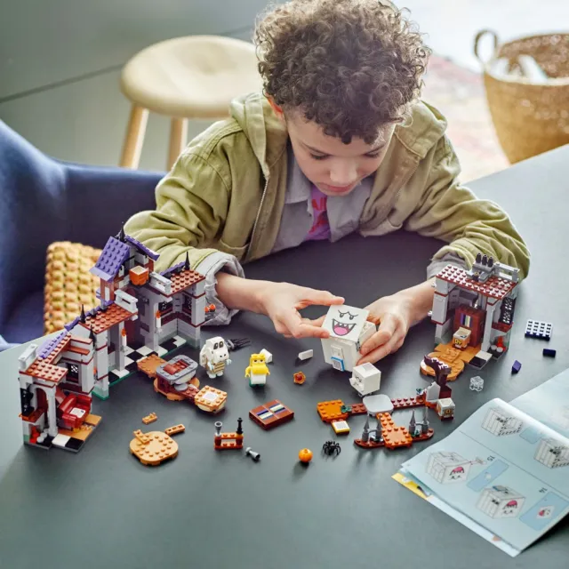 【LEGO 樂高】超級瑪利歐系列 71436 害羞幽靈王的鬼屋(互動式遊戲 任天堂 碎碎龜 禮物)