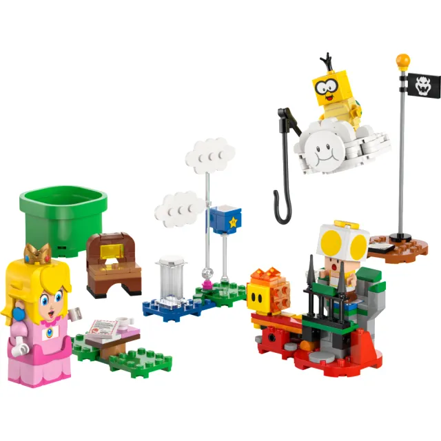 【LEGO 樂高】超級瑪利歐系列 71441 與樂高碧姬一起冒險！(互動式遊戲 任天堂 主機 禮物)