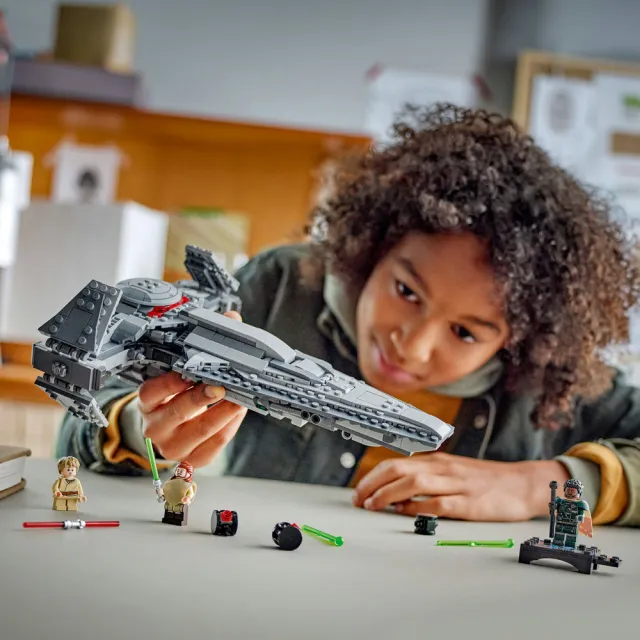 【LEGO 樂高】星際大戰系列 75383 Darth Maul’  s Sith Infiltrator(momo線上獨家 飛行裝置模型)