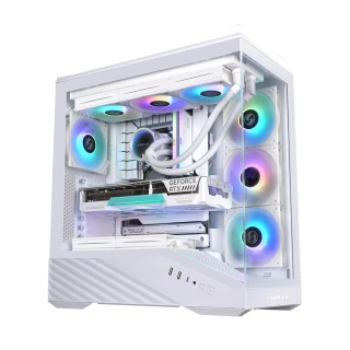 【LIAN LI 聯力】電腦機殼 PC-V100R 白色