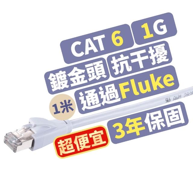 【PX 大通】★LC6-1M CAT6 RJ45接頭 1Gbps 26AWG FUTP網路線 1米 (供電ADSL/MOD/Giga交換器路由器)