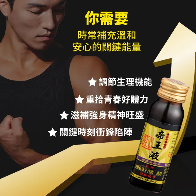 【順天本草】帝王液-強壯升級配方(50ml/瓶*18瓶)